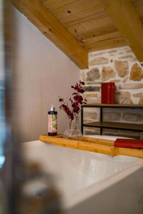 Villa Stone House With Pool Poeta à Pridraga Extérieur photo