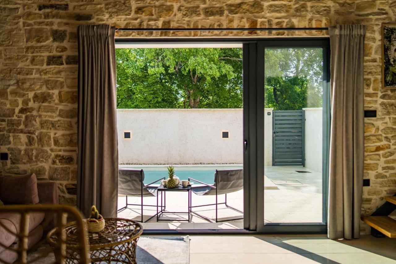 Villa Stone House With Pool Poeta à Pridraga Extérieur photo