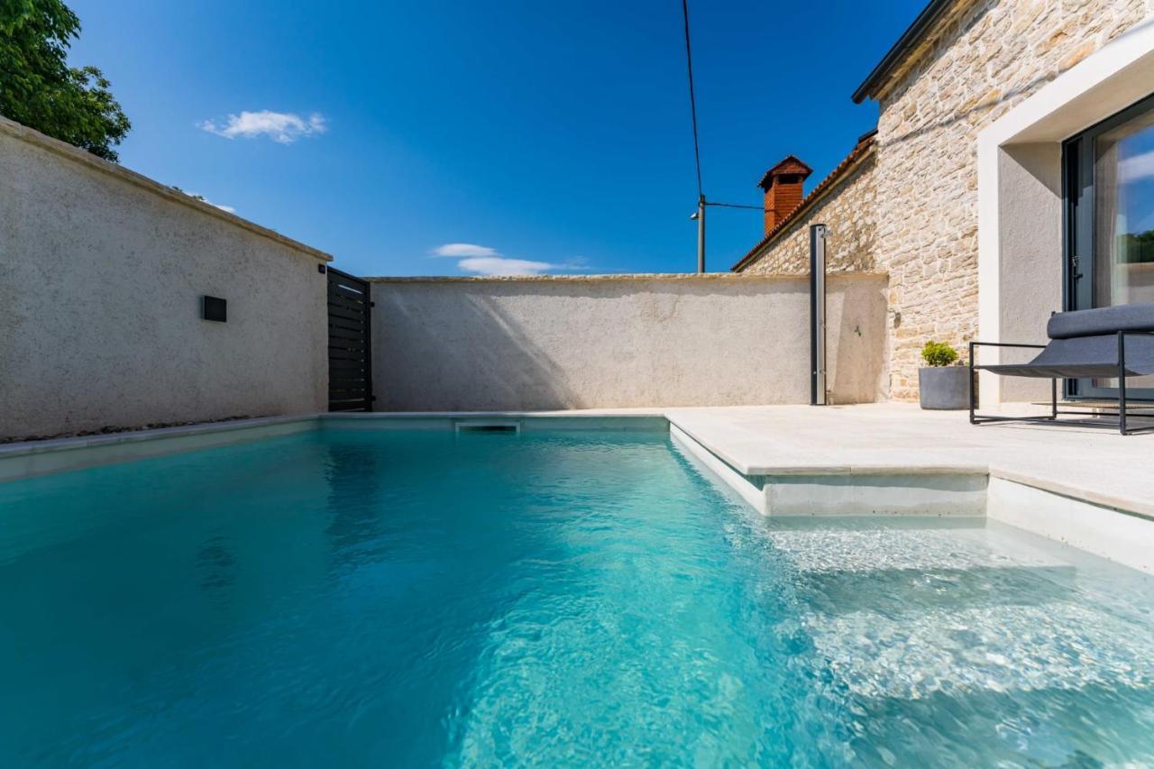 Villa Stone House With Pool Poeta à Pridraga Extérieur photo